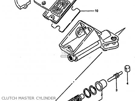 CLUTCH MASTER CYLINDER - GSXR1100 1990 (L) (E01 E02 E04 15 16 17 18 21 22 24 25 34 39 53)