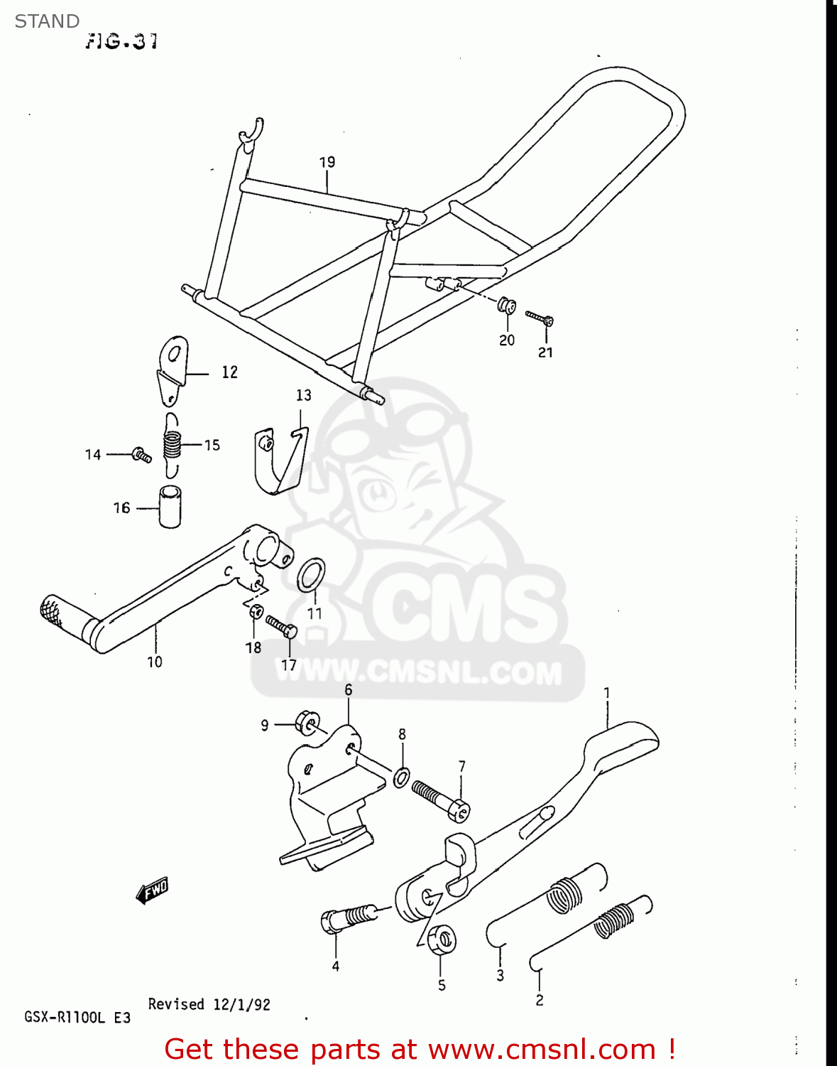 STAND GSXR1100 1990 (L) USA (E03)
