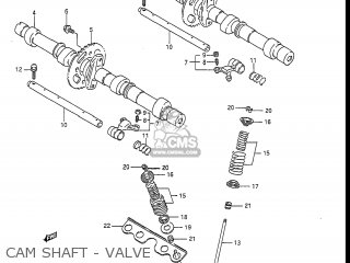 CAM SHAFT - VALVE - GSXR1100 1990 (L) USA (E03)