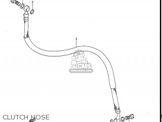 CLUTCH HOSE - GSXR1100 1990 (L) USA (E03)