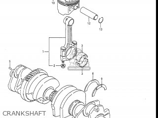 CRANKSHAFT - GSXR1100 1990 (L) USA (E03)