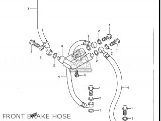 FRONT BRAKE HOSE - GSXR1100 1990 (L) USA (E03)