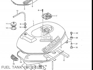 FUEL TANK (MODEL L) - GSXR1100 1990 (L) USA (E03)