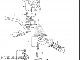 HANDLE SWITCH - GSXR1100 1990 (L) USA (E03)