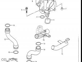 OIL PUMP - GSXR1100 1990 (L) USA (E03)