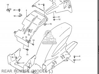 REAR FENDER (MODEL L) - GSXR1100 1990 (L) USA (E03)