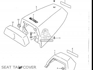 SEAT TAIL COVER - GSXR1100 1990 (L) USA (E03)