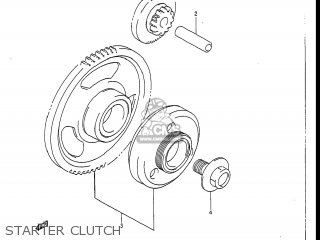 STARTER CLUTCH - GSXR1100 1990 (L) USA (E03)
