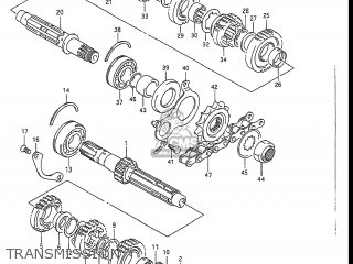 TRANSMISSION - GSXR1100 1990 (L) USA (E03)