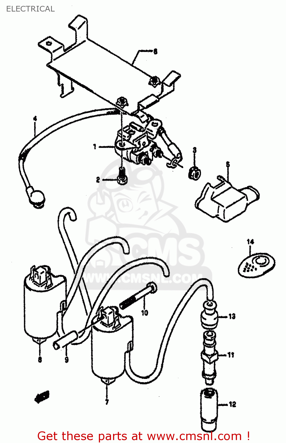 ELECTRICAL GSXR1100 1991 (M) (E01 E02 E04 15 16 17 18 21 22 24 25 34 39 53)