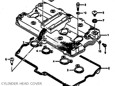 CYLINDER HEAD COVER - GSXR1100 1991 (M) (E01 E02 E04 15 16 17 18 21 22 24 25 34 39 53)