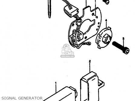 SIGNAL GENERATOR - GSXR1100 1991 (M) (E01 E02 E04 15 16 17 18 21 22 24 25 34 39 53)