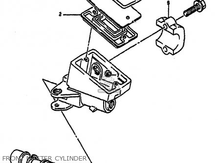 FRONT MASTER CYLINDER - GSXR1100 1991 (M) (E01 E02 E04 15 16 17 18 21 22 24 25 34 39 53)