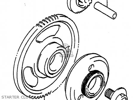 STARTER CLUTCH - GSXR1100 1991 (M) (E01 E02 E04 15 16 17 18 21 22 24 25 34 39 53)