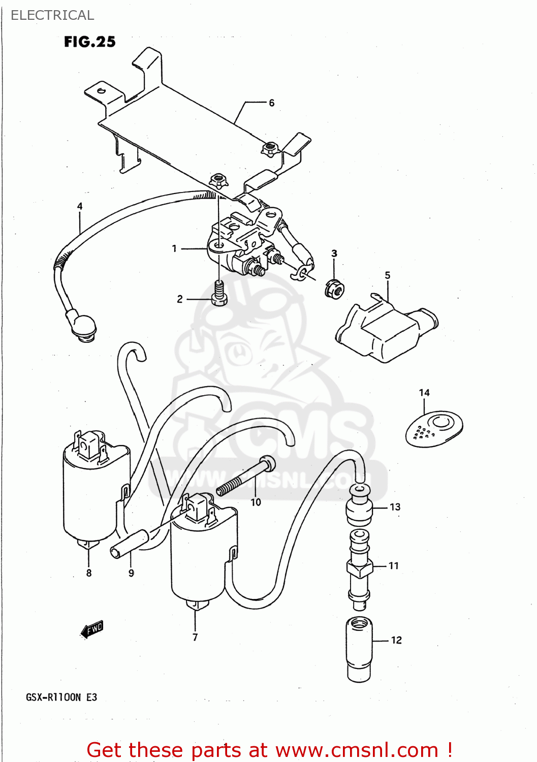 ELECTRICAL GSXR1100 1991 (M) USA (E03)