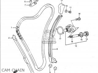 CAM CHAIN - GSXR1100 1991 (M) USA (E03)