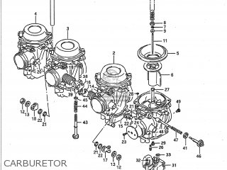CARBURETOR - GSXR1100 1991 (M) USA (E03)