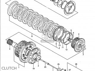CLUTCH - GSXR1100 1991 (M) USA (E03)