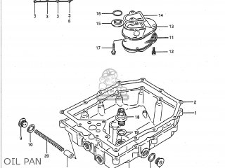 OIL PAN - GSXR1100 1991 (M) USA (E03)