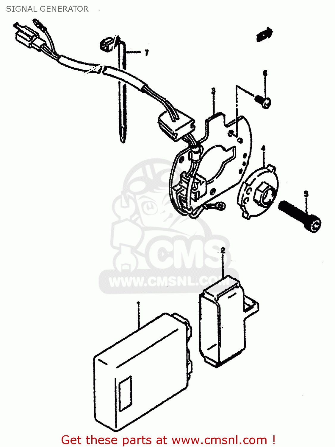 SIGNAL GENERATOR GSXR1100 1992 (N) (E01 E02 E04 15 16 17 18 21 22 24 25 34 39 53)