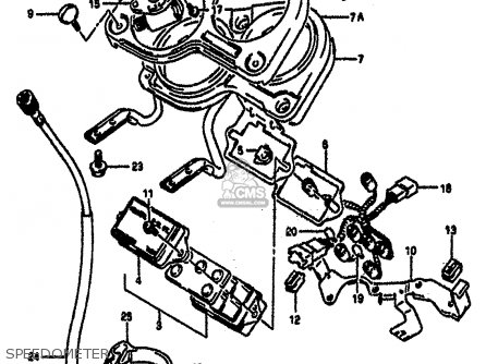 SPEEDOMETER - GSXR1100 1992 (N) (E01 E02 E04 15 16 17 18 21 22 24 25 34 39 53)
