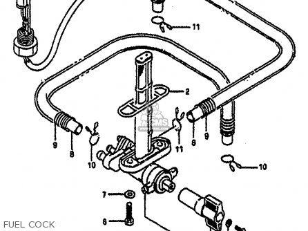FUEL COCK - GSXR1100 1992 (N) (E01 E02 E04 15 16 17 18 21 22 24 25 34 39 53)