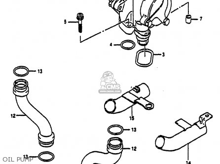 OIL PUMP - GSXR1100 1992 (N) (E01 E02 E04 15 16 17 18 21 22 24 25 34 39 53)