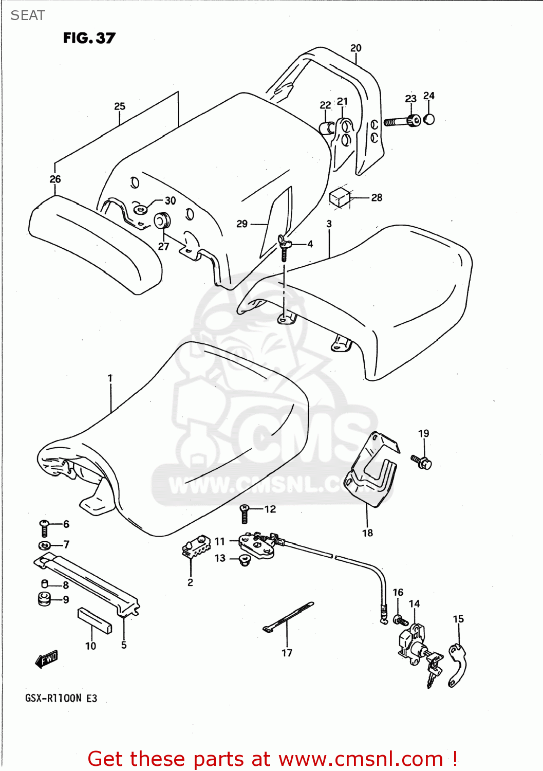 SEAT GSXR1100 1992 (N) USA (E03)