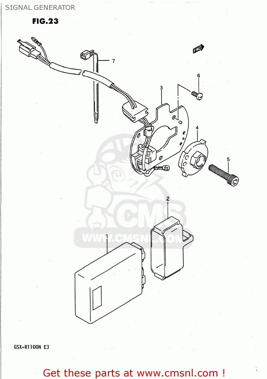 SIGNAL GENERATOR GSXR1100 1992 (N) USA (E03)