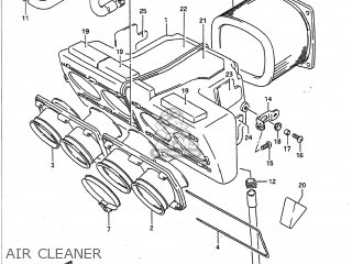 AIR CLEANER - GSXR1100 1992 (N) USA (E03)