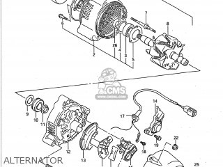 ALTERNATOR - GSXR1100 1992 (N) USA (E03)