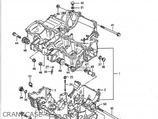 CRANKCASE - GSXR1100 1992 (N) USA (E03)