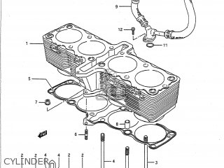 CYLINDER - GSXR1100 1992 (N) USA (E03)