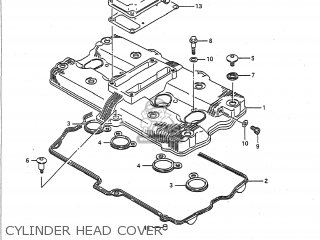 CYLINDER HEAD COVER - GSXR1100 1992 (N) USA (E03)
