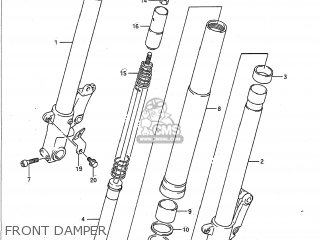 FRONT DAMPER - GSXR1100 1992 (N) USA (E03)