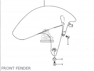 FRONT FENDER - GSXR1100 1992 (N) USA (E03)