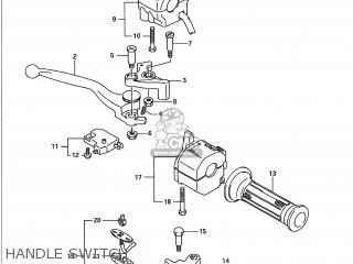 HANDLE SWITCH - GSXR1100 1992 (N) USA (E03)