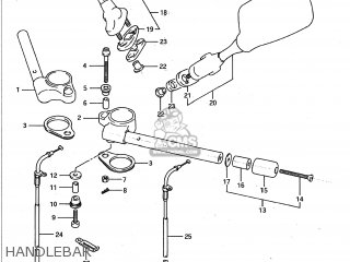 HANDLEBAR - GSXR1100 1992 (N) USA (E03)