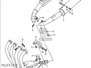 MUFFLER - GSXR1100 1992 (N) USA (E03)