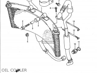 OIL COOLER - GSXR1100 1992 (N) USA (E03)