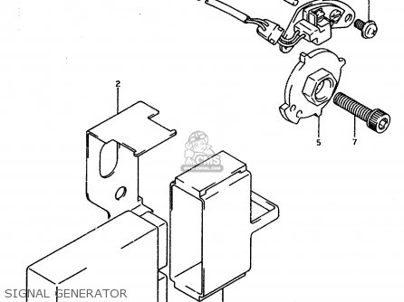 SIGNAL GENERATOR - GSXR1100W 1993 (P) (E01 E02 E04 E15 E17 18 21 22 24 25 34 39 53)