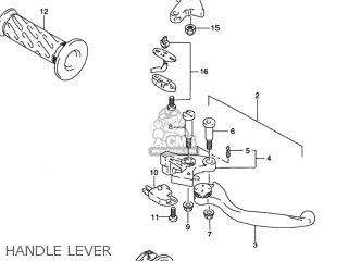 HANDLE LEVER - GSXR1100W 1994 (R) USA (E03)