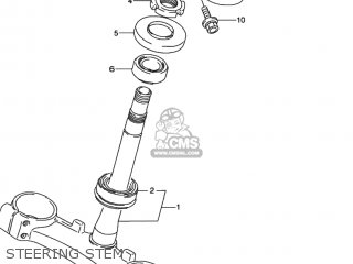 STEERING STEM - GSXR1100W 1994 (R) USA (E03)