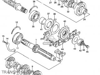 TRANSMISSION - GSXR1100W 1995 (S) USA (E03)
