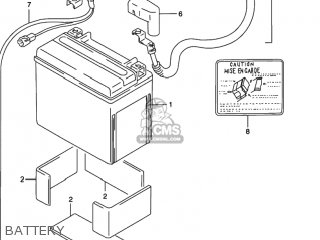 BATTERY - GSXR1100W 1996 (T) USA (E03)