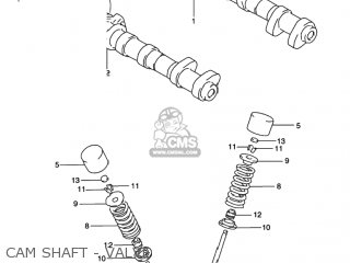 CAM SHAFT - VALVE - GSXR1100W 1996 (T) USA (E03)