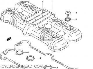 CYLINDER HEAD COVER - GSXR1100W 1996 (T) USA (E03)