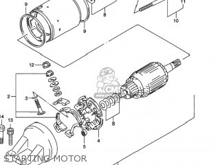 STARTING MOTOR - GSXR1100W 1996 (T) USA (E03)