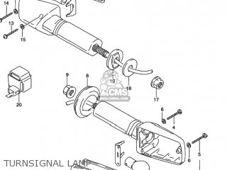 TURNSIGNAL LAMP - GSXR1100W 1996 (T) USA (E03)