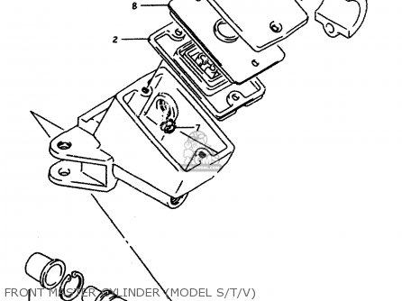 FRONT MASTER CYLINDER (MODEL S/T/V) - GSXR1100W 1997 (V) (E02 E04 E18 E22 E24 E25 E34 E39) / P37